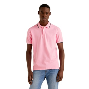 T-shirt Homme Manches Courtes de Haute Qualité, Motif Uni Imprimé, Technique Foncée, Tissu Jersey Respirant, Teint Uni, 100% Coton - Product Image 1