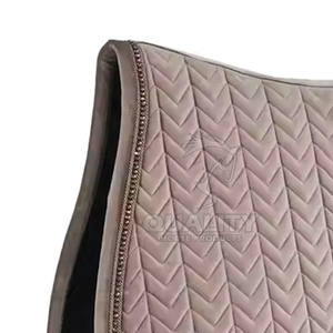 Western Horse Saddle <b>Pad</b> with Contoured Shape and Anti-Slip <b>Felt</b> Backing Horse Saddle <b>Pad</b> - Product Image 2