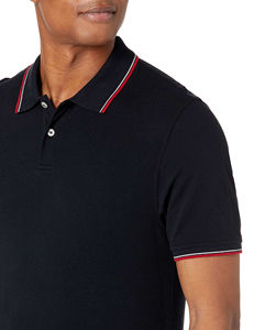 Polo pour homme en coton 100% de haute qualité, 12 couleurs, impression personnalisée, broderie, logo OEM, uni, blanc, polo - Product Image 5