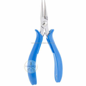 Pince à bec court de précision de haute qualité pour la fabrication de bijoux, outil de préhension professionnel léger en acier inoxydable OEM - Product Image 5