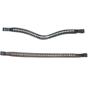 สายรัดข้อมือเพชรพรีเมี่ยมแบบกำหนดเองสำหรับมงกุฎม้าคริสตัลวิบวับหนังม้าสีน้ำตาล - Product Image 4