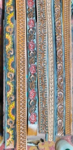 เข็มขัดหนังเครื่องมือทำมือทำเองที่ทำจากหนังแท้ดีไซน์สไตล์ตะวันตกทำด้วยมือทนทานและถูกสร้างขึ้นมาเพื่อให้มีอายุการใช้งานยาวนาน - Product Image 6