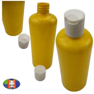 Botella de plástico serigrafiada con bomba para champú cosmético Loción Gel de Ducha - Product Image 1