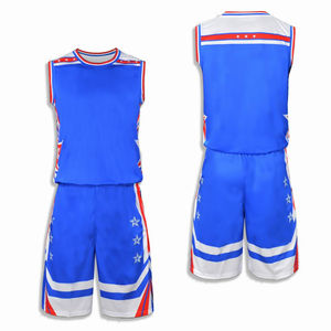 Venta al por mayor de alta calidad de malla reversible uniforme de baloncesto de secado rápido personalizado OEM servicio en blanco equipo de baloncesto desgaste - Product Image 1