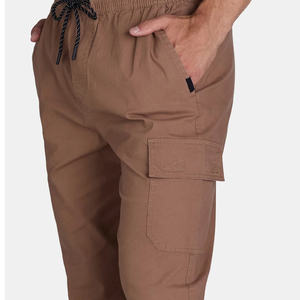 Jogging cargo fonctionnel pour hommes avec ceinture réglable, poches multiples et coton doux - Product Image 4