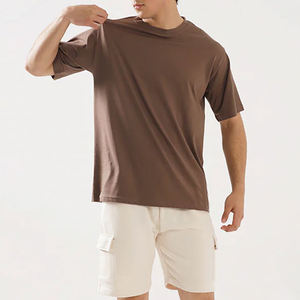 เสื้อเชิ้ต100% โอเวอร์ไซส์ทรงสลิมฟิตของผู้ชายเสื้อโอเวอร์ไซส์ผ้าคอตตอนขนาดใหญ่พิเศษสำหรับใส่ในฟิตเนสไซส์พิเศษแบบลำลองคุณภาพสูงสำหรับฤดูร้อน - Product Image 4