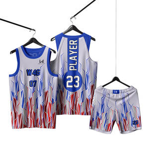 Ventes en gros d'usine, maillots de basket-ball réversibles sur mesure, grande taille, séchage rapide, nouveau style, 100% polyester, antibactérien - Product Image 1