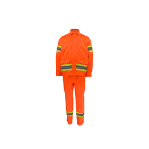 Combinaison réfléchissante de sécurité vêtements de travail costume Fr vêtements uniformes de résistance au feu à la flamme vêtements de travail combinaison de travail haute visibilité - Product Image 2