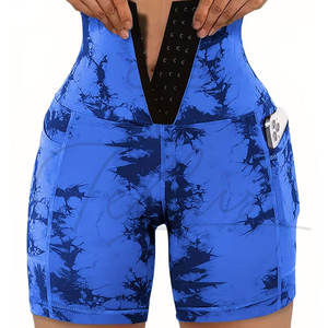 Shorts de Yoga para Mujer, Cintura Alta, Corte Holgado, Transpirables, Resistentes al Viento, con Cierre de Cordón, Ropa Deportiva para Gimnasio y Running - Product Image 5