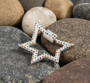 Dijes de Plata de Ley 925 Chapados en Oro con Cierre de Mosquetón y Estrella, Multicolores, con Circonitas Cúbicas, Libres de Níquel y Plomo, Unisex - Product Image 5