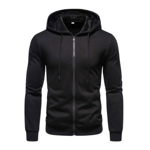Mens Blank Fit Size Fleece Cardigan Long Sleeve Zipper Design Custom Hoodie Men Clothing Gym Hoodie Streetwear Casual Hoodie - Product Image 5