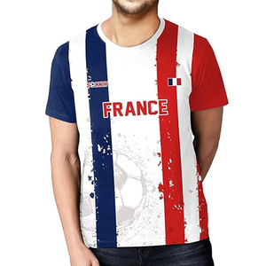 Premium Men Sports Wear Sublimation Printed Soccer Wear Sports Athletic Slim Fitted t Shirts Custom logo Designed - Product Image 2