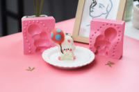 Moule en silicone en forme de lapin de dessin animé 3D pour gâteau mousse, idéal pour les desserts DIY d'anniversaire pour enfants - Vente en gros