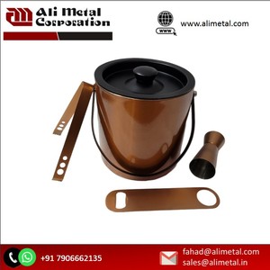 ถังน้ำแข็งสแตนเลสที่เป็นมิตรต่อสิ่งแวดล้อม ทันสมัย เป็นเครื่องมือบาร์ที่จำเป็นสำหรับบ้าน และสามารถปรับแต่งได้อย่างเต็มที่ - Product Image 2