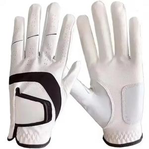 Guante de golf de malla de microfibra, guantes de golf suaves de cuero genuino para hombre, guantes de golf antideslizantes para exteriores para hombre - Product Image 3