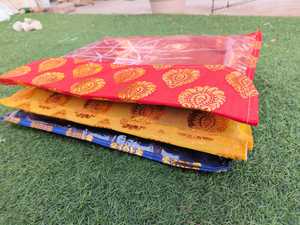 แฮนด์เมดอินเดียบรรจุ/ของขวัญสําหรับSares/SalwarชุดPAN Patta Sareeฝาครอบวันเกิดงานแต่งงานReturn Mehendiของขวัญ - Product Image 3