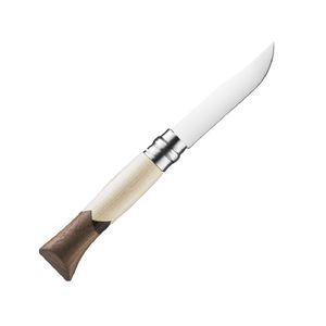 Cuchillo de bolsillo de acero damasco inoxidable de alta calidad con mango de madera Cuchillo de bolsillo de supervivencia al aire libre para aplicación de cuero - Product Image 1