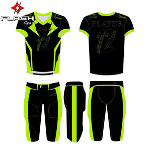 Uniformes de football, vêtements de sport, imprimé en twill américain, manches courtes, nouveau, confortable, vêtements de sport unisexes, 100% polyester - Product Image 2