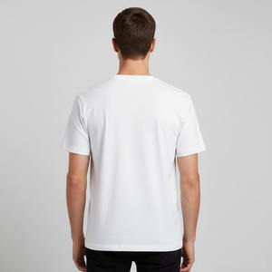 T-shirt basique en coton lavé décontracté pour homme, fabriqué au Vietnam, 100% coton - Product Image 2