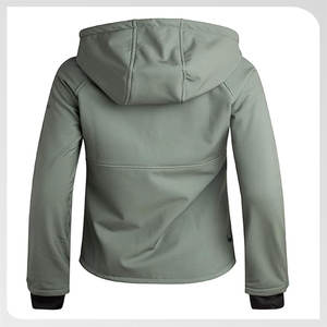 Personnalisable usine extérieur Softshell vestes pour hommes imperméable coupe-vent randonnée manteau fermeture éclair Denim Vintage hiver - Product Image 4