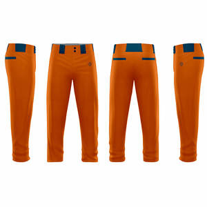 Pantalon de baseball de couleur unie grande taille pour hommes pantalon de baseball personnalisé pour jeunes à prix réduit - Product Image 2