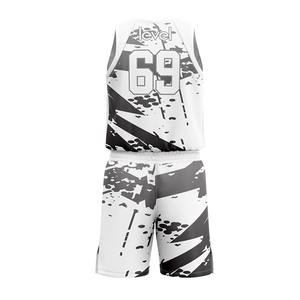 Mejor diseño personalizado 100% poliéster ropa deportiva al aire libre uniforme de baloncesto de alta calidad transpirable conjuntos de talla grande - Product Image 2