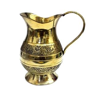 Jarra Mediana de Latón con Acabado Artesanal, Estilo de Diseño Artesanal de Tendencia, Tamaño Personalizado, Hecha a Mano, Decoración para Mesa de Boda - Product Image 5