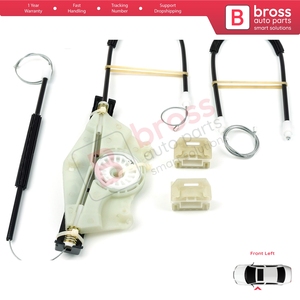 BWR574 ensemble de réparation de lève-vitre électrique avant gauche pour Toledo MK2 1M2 1998-2004 Leon MK1 1M1 1999-2006 1M0837461A - Product Image 3