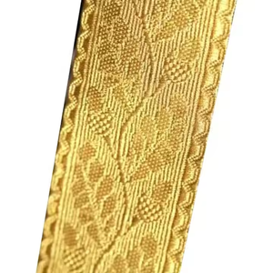 OEM Uniforme Fantaisie Tresse Lacets Or Métal Tresse Garniture Dentelle Personnalisé Français Bullion Wire Technics Style Garniture - Product Image 2