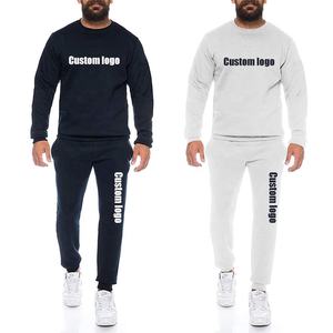 2023 Logo personnalisé imprimé XL taille coton polaire Gym sport survêtement à capuche survêtement ensemble cou Streetwear hommes entraînement hiver - Product Image 2