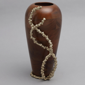 Royal <b>Gold</b> Leaf Design Flower <b>Vase</b> for Home And Villa Decoration New Launched Aluminum Metal Flower <b>Vases</b> - Product Image 6