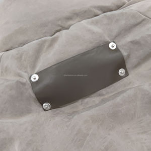 Varsity Jacket Veste matelassée en duvet de daim personnalisée coupe-vent matelassé à bulles d'hiver OEM - Product Image 3