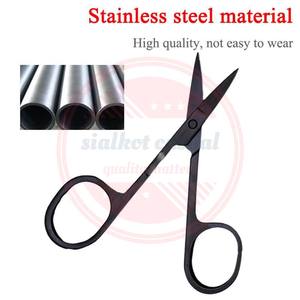 Tijeras profesionales para uñas, manicura, pedicura, tijeras para cutículas, herramientas de corte de pedicura curvadas - Product Image 6