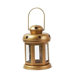 Farol de diseño en metal y vidrio, forma y tamaño personalizados, farol para Ramadán Kareem del mejor exportador de la India. - Product Image 1