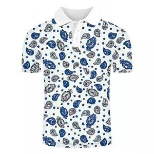 Polo de hombre al por mayor, Polo personalizado de alta calidad, Polo de hombre Impresión digital 3D, Polo de hombre - Product Image 6