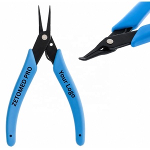 Xuron 450BN Premium High Quality Stainless Steel Long Bent Nose Pliers Precision Tweezer Tip Grip <b>Wire</b> <b>Control</b> Jewelry Making - Product Image 1