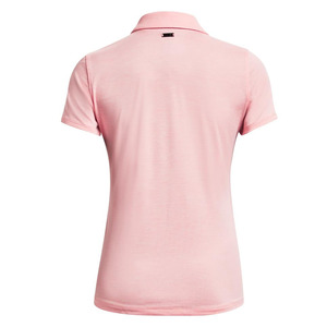 Camisetas Polo de golf rosa de etiqueta privada para mujer, Camisetas largas de algodón y poliéster de ajuste regular OEM ODM, camisas de golf ajustadas sólidas para mujer, Pakistán - Product Image 2