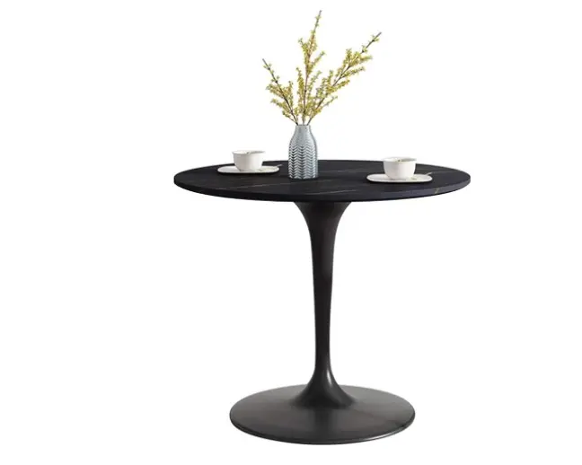 Petite table ronde latérale en aluminium de table basse en aluminium de luxe moderne avec des prix raisonnables
