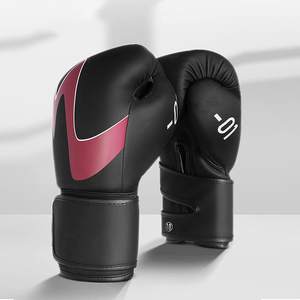 100% Guantes de boxeo de entrenamiento de alta calidad 12oz Nombre personalizado Venta al por mayor Guantes de lucha de cuero PU - Product Image 2