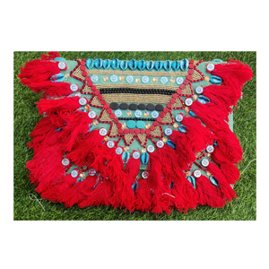 Transferencia directa de fábrica, bolsos de embrague de noche hechos a mano indios, bolso de mano de boda de moda Bohemia, bolso de mensajero personalizado - Product Image 3