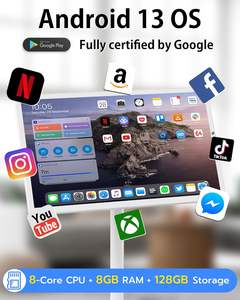 ทีวีพกพา LED สีขาวขนาด 27 นิ้ว พร้อมหน้าจอสัมผัส Incell ระบบปฏิบัติการ Android 13 ซีพียู 8 คอร์ แรม 8GB พื้นที่เก็บข้อมูล 128GB ความละเอียด 1080P HD ติดตั้งบนล้อ - Product Image 2