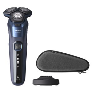 Afeitadora Eléctrica de Precisión con Triple Cuchilla, Rotatoria, Inalámbrica, para Uso en Seco y Húmedo, Resistente al Agua IPX7, Lavable, con Repuestos, Seguridad Alemana - Product Image 1