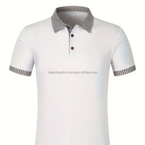 Polo de verano para hombre, camiseta de manga corta con logotipo personalizado, polos largos de peso pesado, polos para hombre - Product Image 1