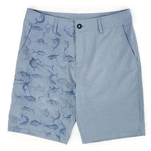 Mens <b>Quick</b> <b>Dry</b> Fishing <b>Shorts</b> Breathable Polyester Sublimation Printed Summer Outdoor Board <b>Shorts</b> With Drawstring - Product Image 1
