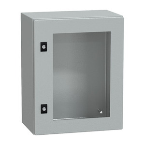 Set Pannello Schneider Electric NSYCRN54250T con Porta CRN IP66 IK08 RAL7035 Dimensioni H500xW400xD250 - Product Image 1