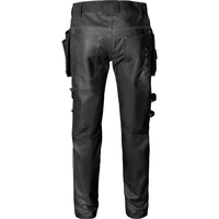 Pantalon de travail cargo robuste avec logo personnalisé pour hommes, genouillère multi-poches, pantalon de survêtement de construction, pantalon de travail imperméable et bon marché