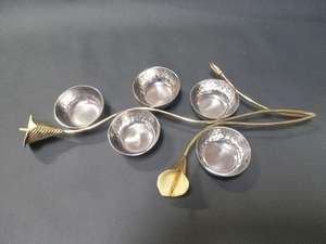 Eco-Friendly Stainless Steel Food <b>Bowl</b> with Unique <b>Silver</b> Design Dessert Nuts Serving <b>Bowl</b> with Metal Lid for Warm Food Storage - Product Image 5