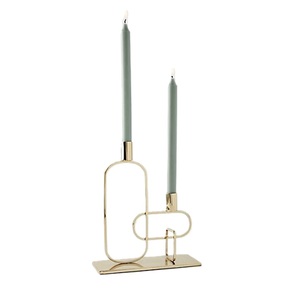 Latest Design Gold Plated Metal <b>Candle</b> <b>Holder</b> Elegant Look Table Decorative <b>Candle</b> <b>Stick</b> <b>Holder</b> / <b>Candle</b> <b>Stick</b> Stand - Product Image 1