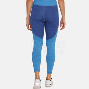Women's Fitness Activewear <b>Legging</b> with Elastic Waist Mid-Waist Seamless Design Solid <b>Pattern</b> Quick Dry Breathable Workout Wear - Product Image 3