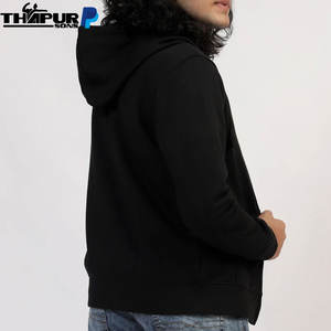 Sudadera con capucha de algodón 100% para hombre, estilo gótico, con bordado y abalorios, diseño DIY, cuello con capucha, color liso, de Autumn Basics - Product Image 2